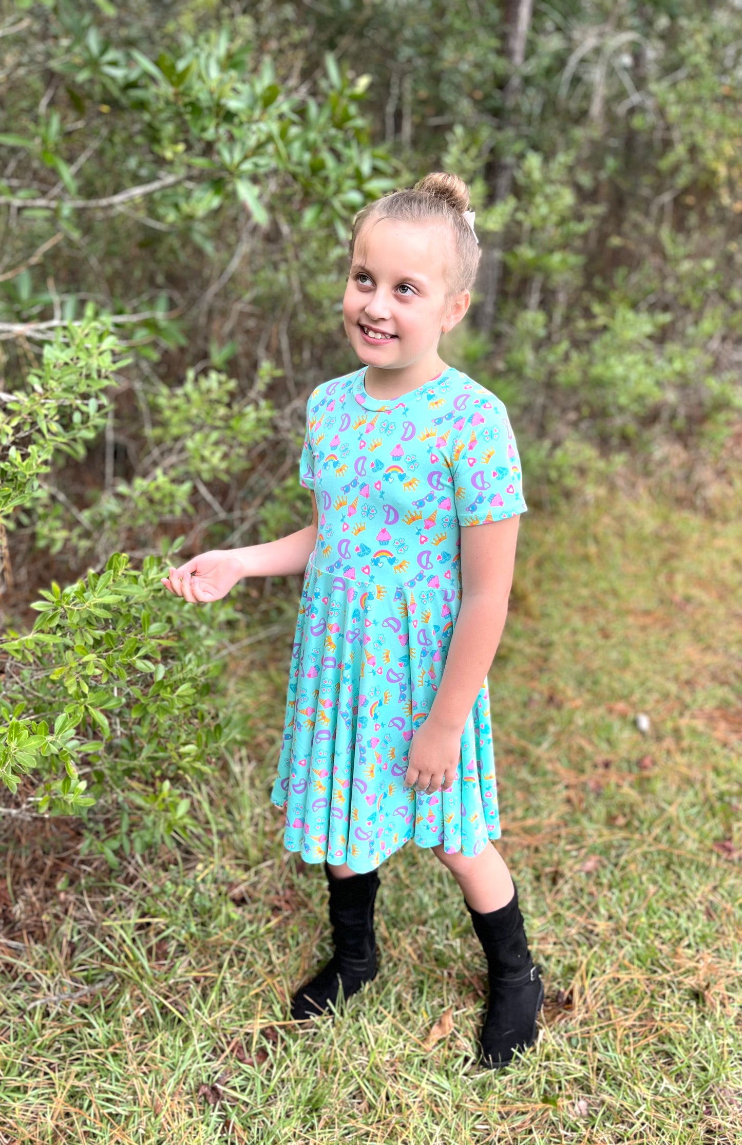 Rainbow Twirl Dress