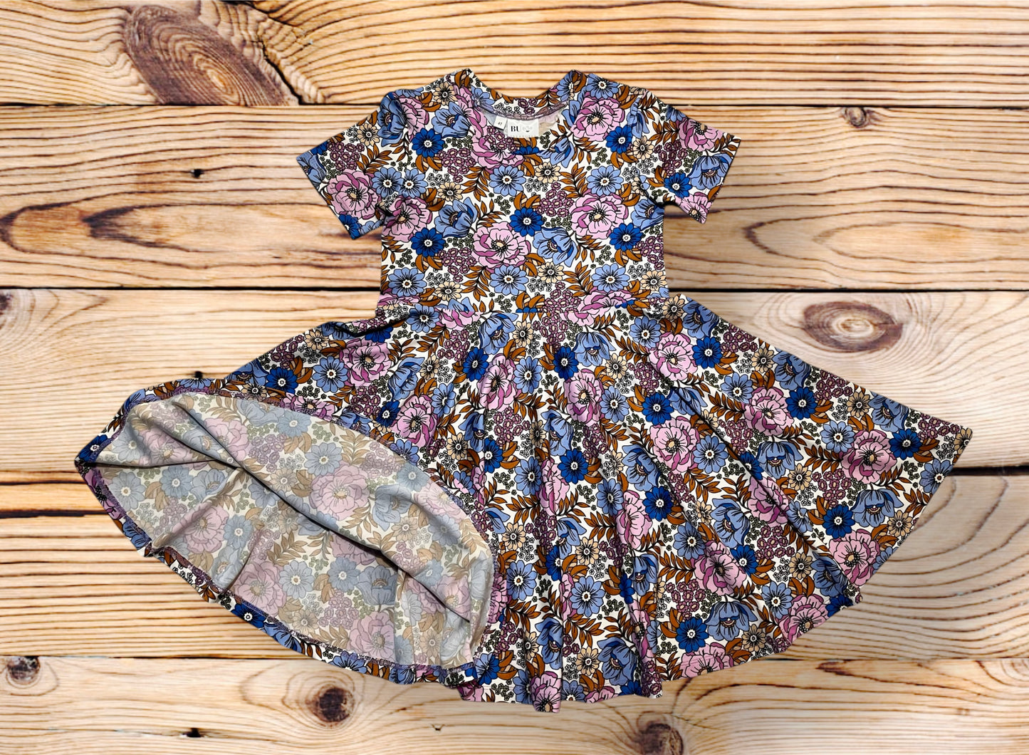 Twirl Dress in Multicolor Floral