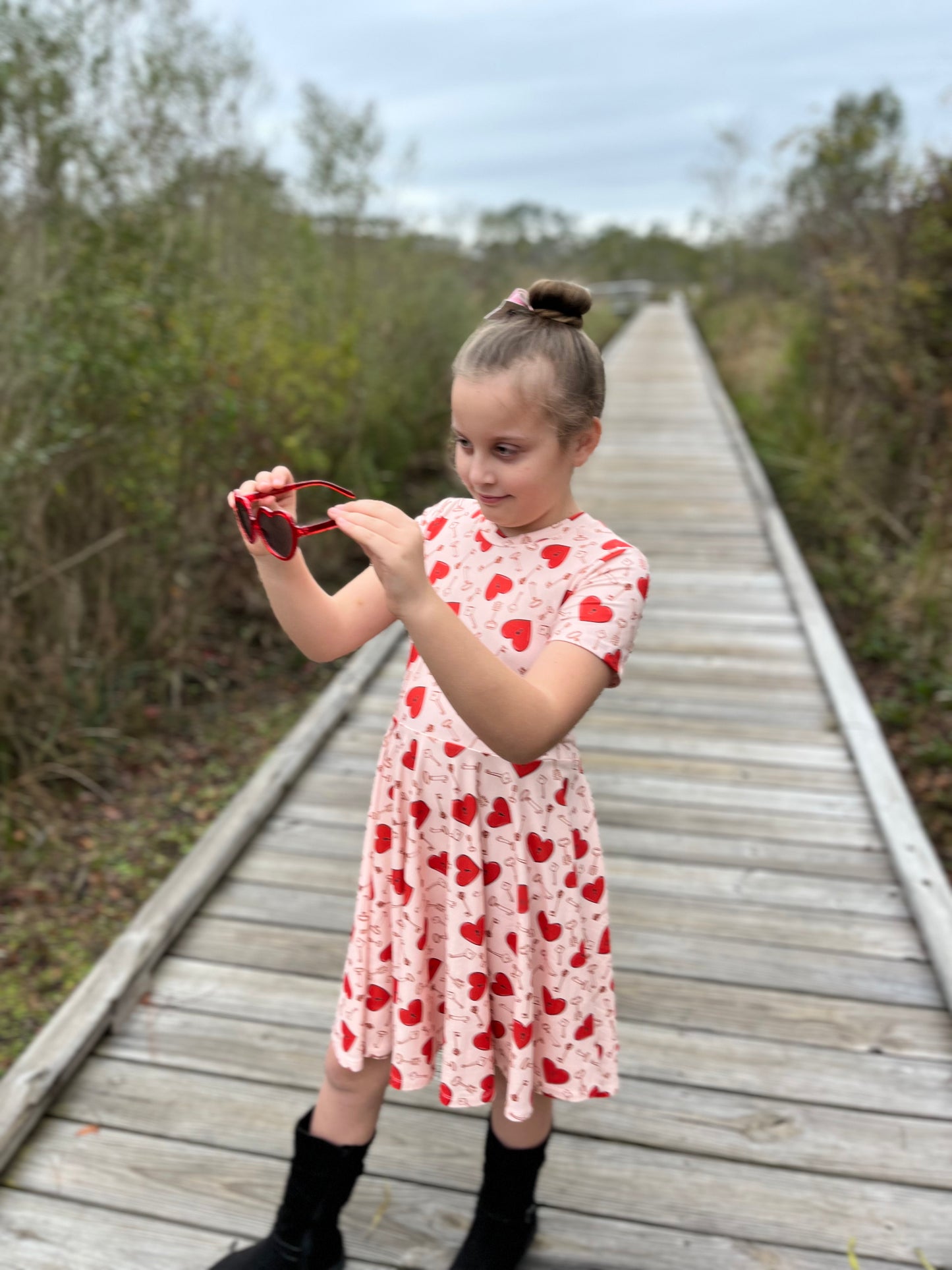 Sweet Valentine Twirl Dress