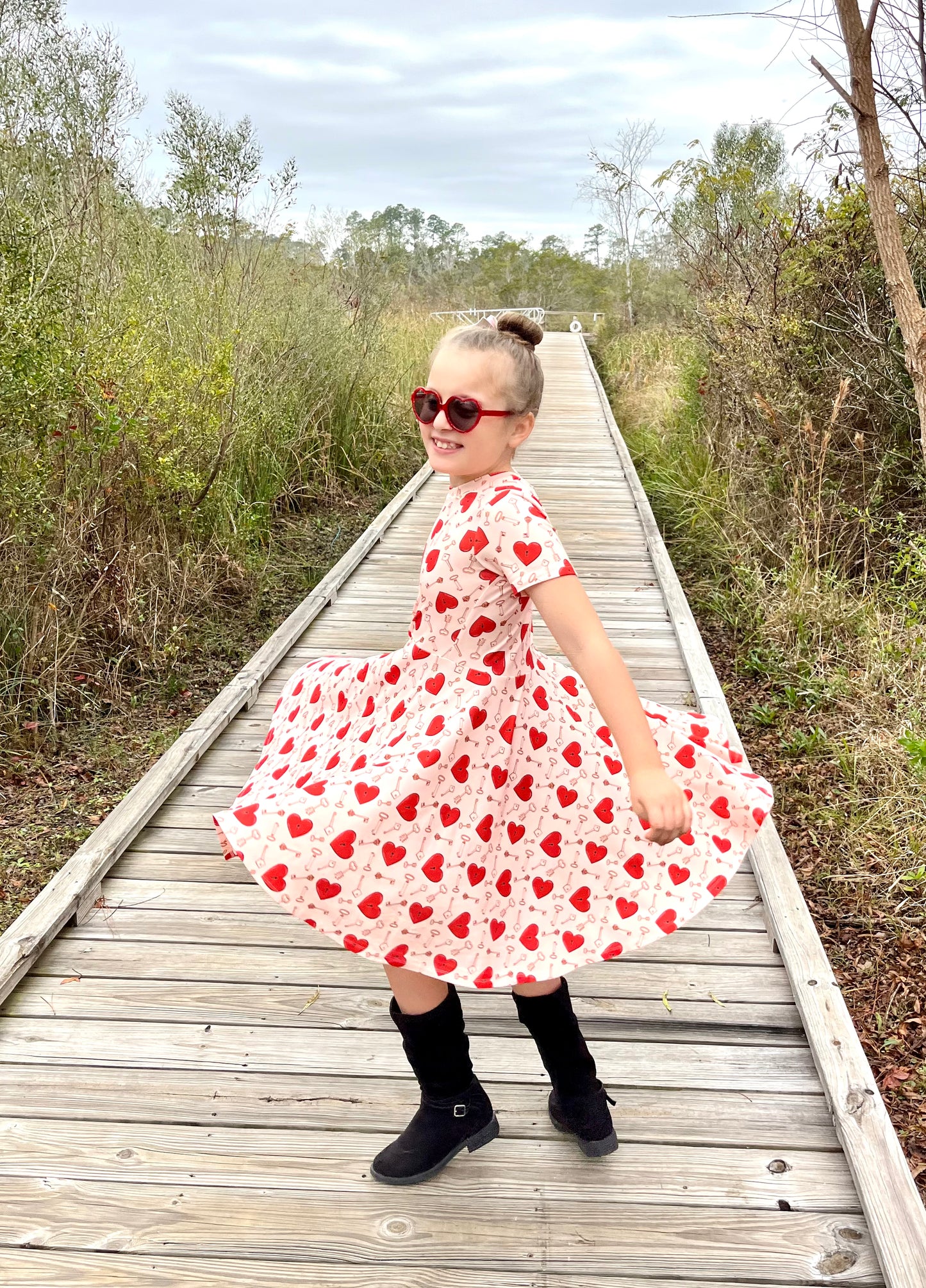 Sweet Valentine Twirl Dress