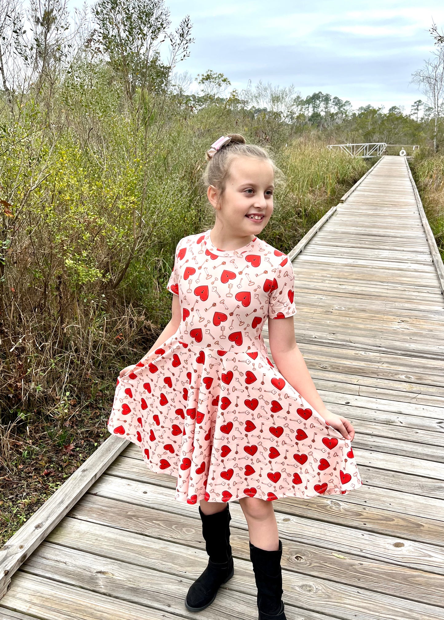 Sweet Valentine Twirl Dress