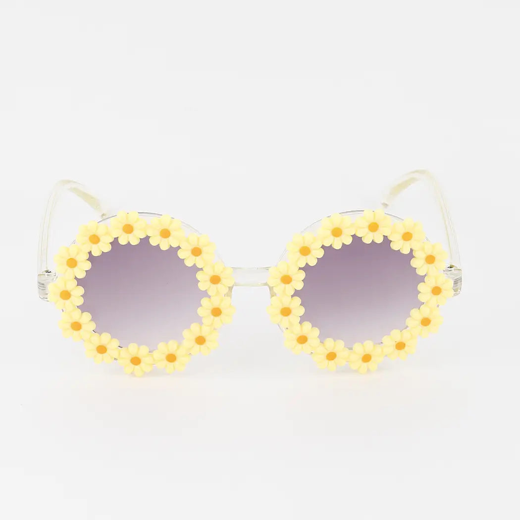 Kids Bright Flowers Sunglasses