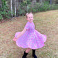 Rainbow Unicorns Twirl Dress