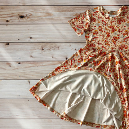 Twirl Dress in Butterfly Print