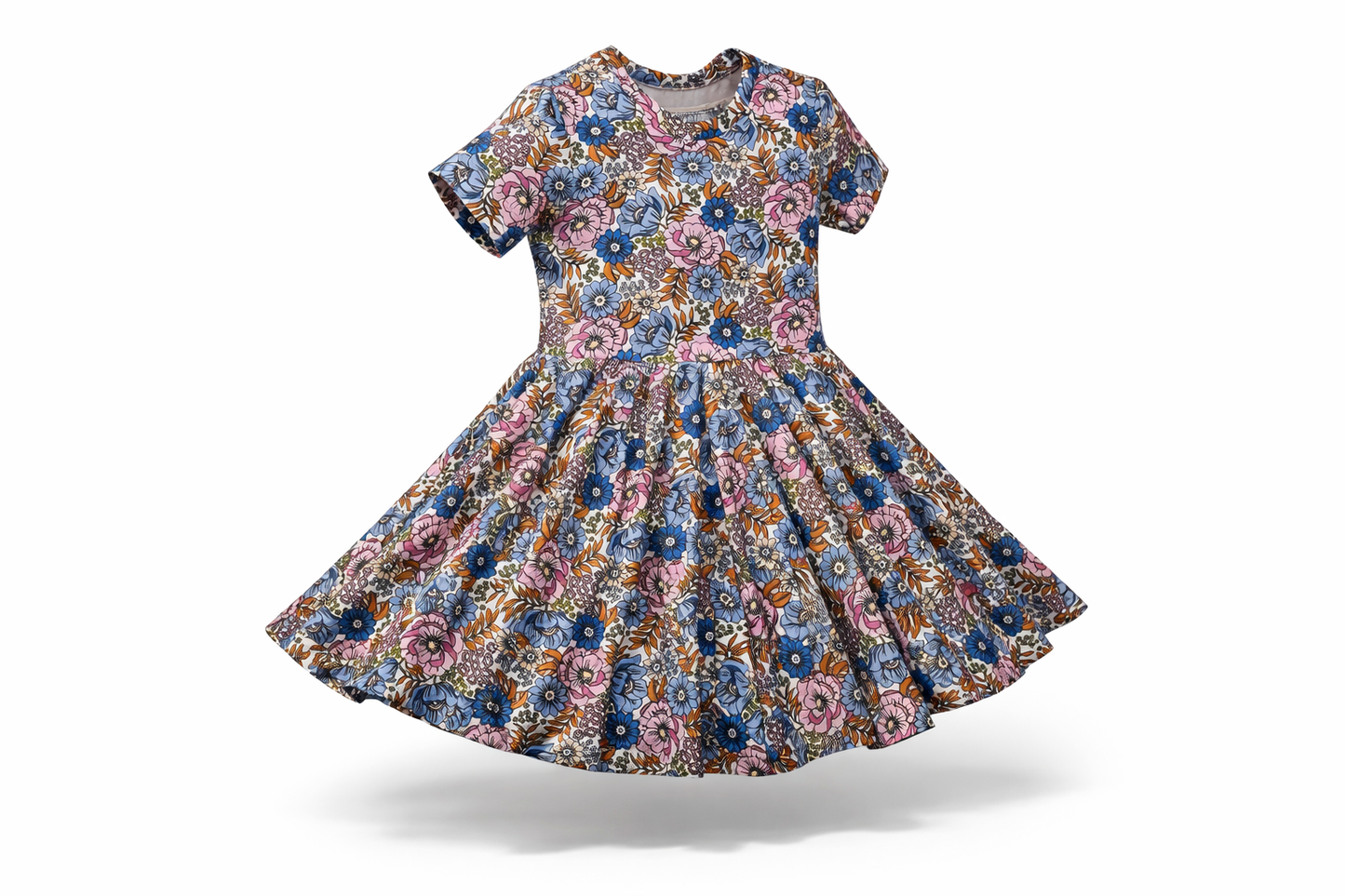 Twirl Dress in Multicolor Floral