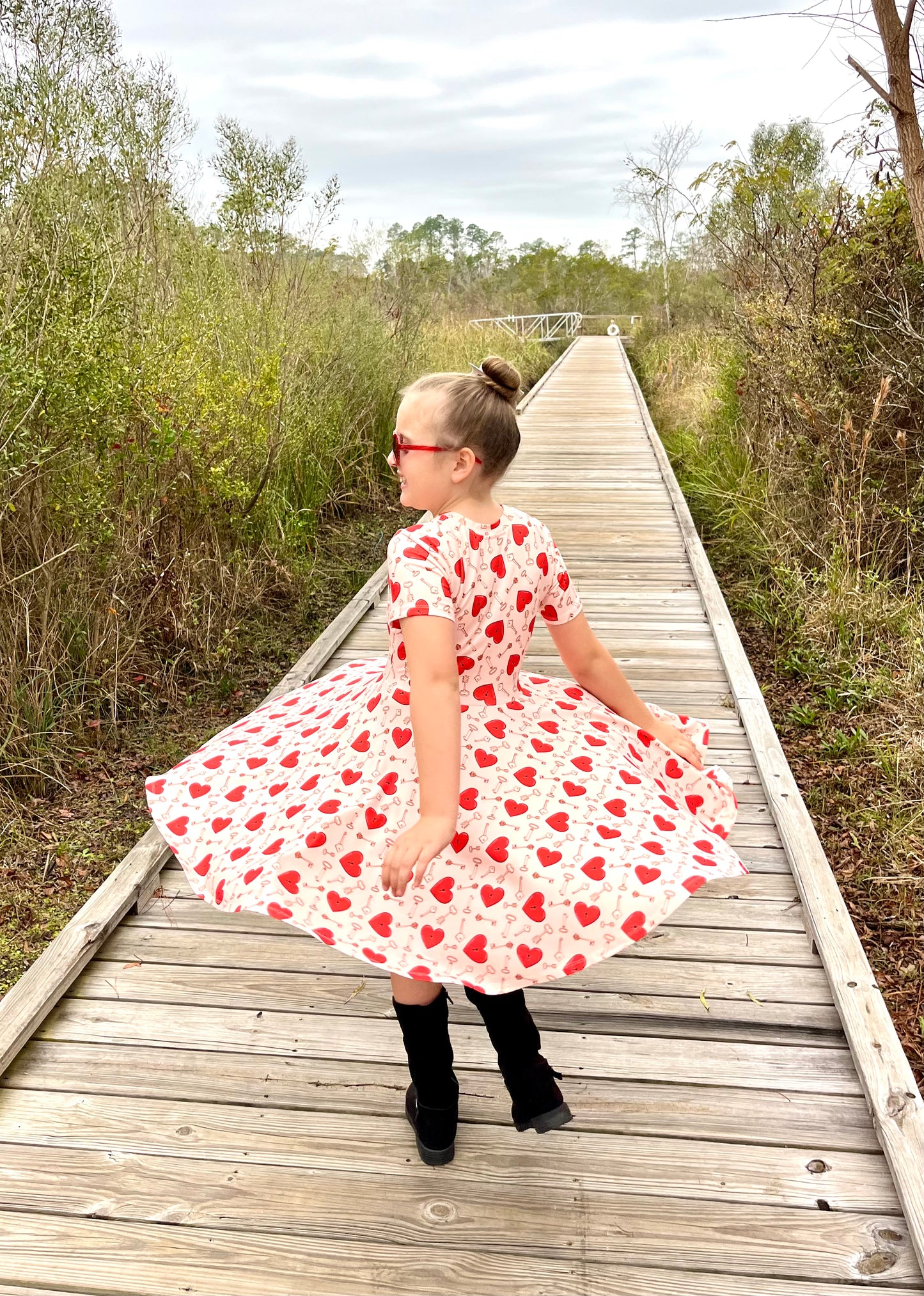 Sweet Valentine Twirl Dress