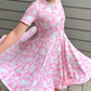 Pink Ghosts Twirl Dress