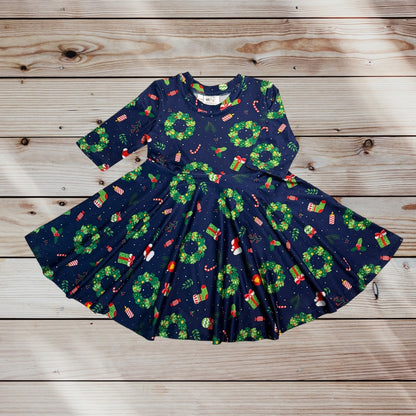Christmas Eve Twirl Dress