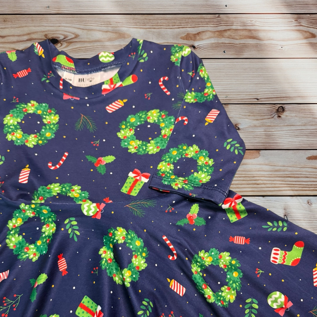 Christmas Eve Twirl Dress