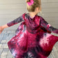 Lily Twirl Dress in Tie Dye Galaxy Print