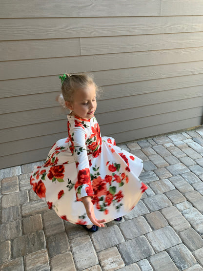 Sarah Twirl Dress in Floral Print