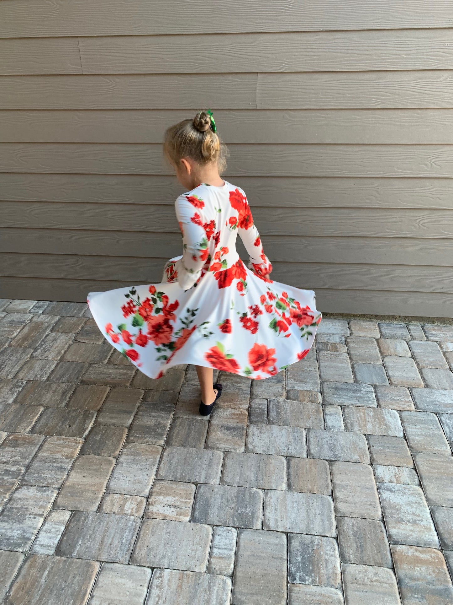 Sarah Twirl Dress in Floral Print