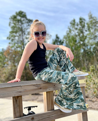 Bellbottoms in Camo Print